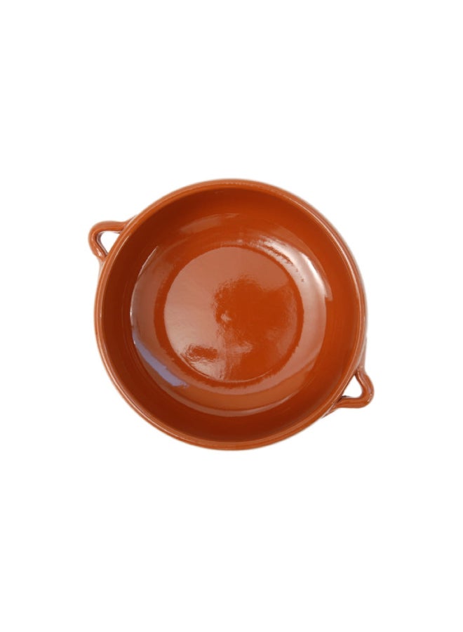Graupera Dishwasher Safe Flambee Ceramic Deep Dish Caramel 1.7 Liter R-0720 - Image 4